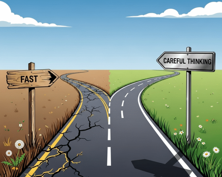 Careful Thinking Beats Speed in Work and Life